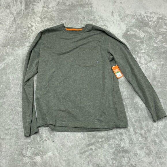 Bass Outdoor Mens Long Sleeve Shirt With Pocket L  Deep Depths NWT 6287 - Picture 2 of 9